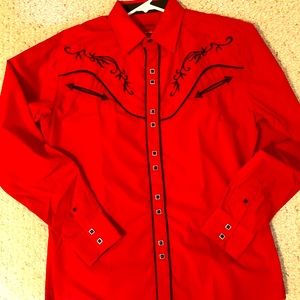 Men’s country style dress shirt